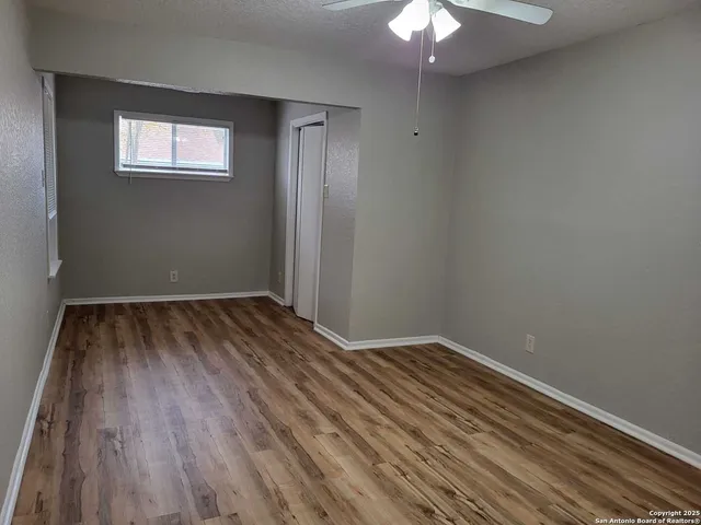 wooden floor in an empty room