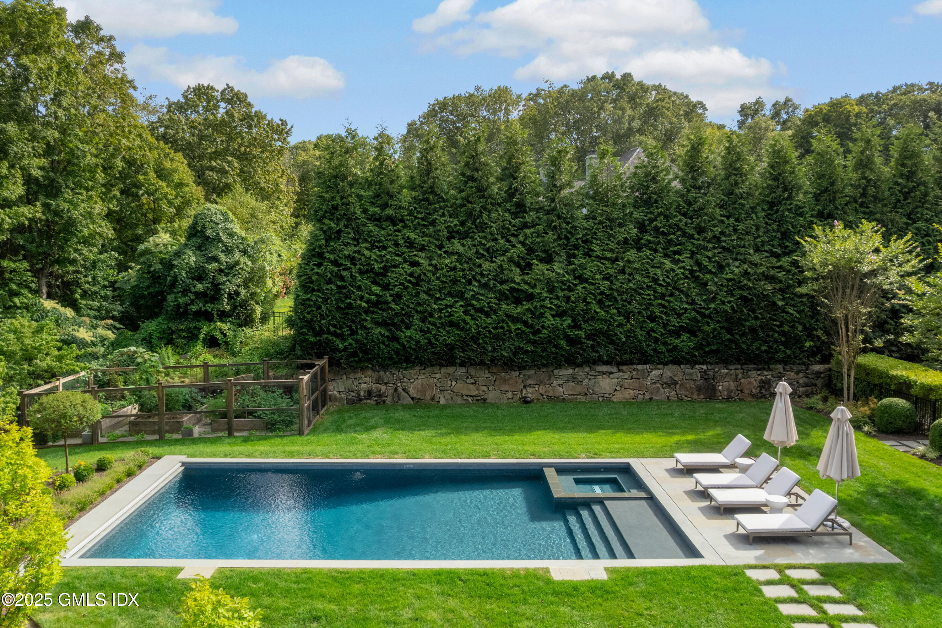 315 Stanwich Road Greenwich, CT 06830 - Photo 6 of 7 AERIAL POOL