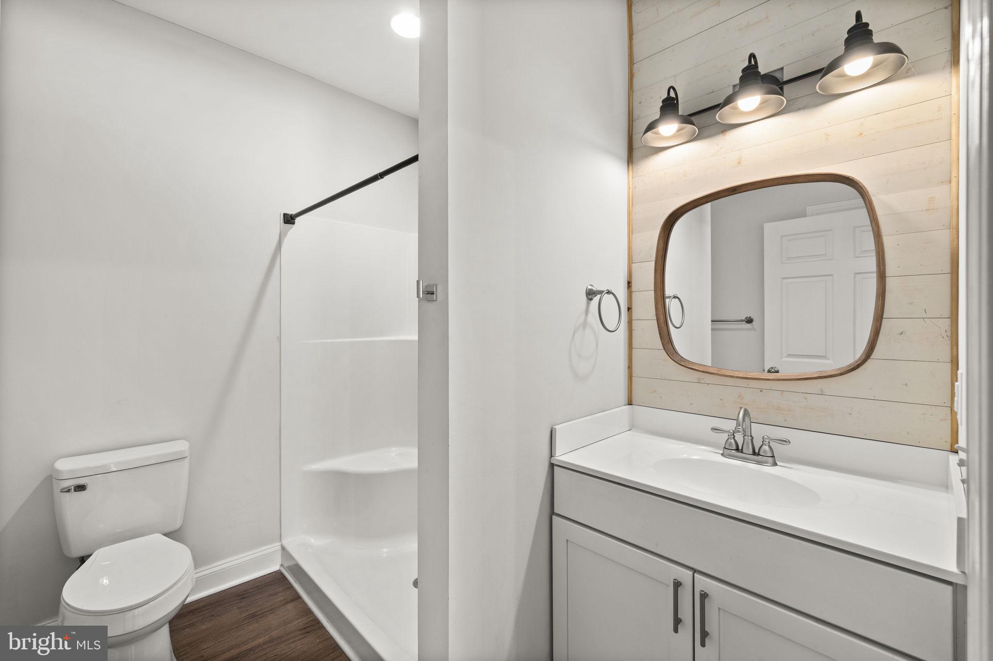 820 Kennon Road Mineral, VA 23117 - Photo 7 of 43 a bathroom with a sink a toilet and a mirror