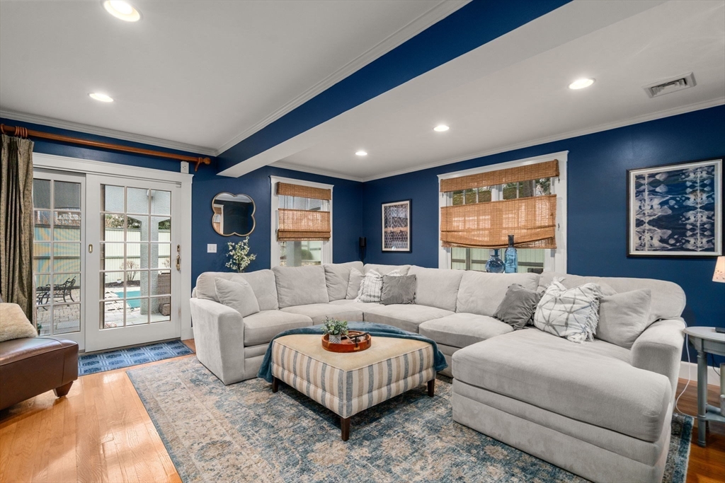 47 Summit Road Wellesley, MA 02482 - Photo 17 of 42 a living room with furniture and a large window