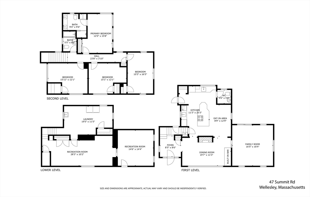 47 Summit Road Wellesley, MA 02482 - Photo 42 of 42 a picture of a bathroom with a sink