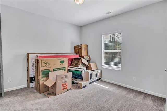 a room with storage and utility