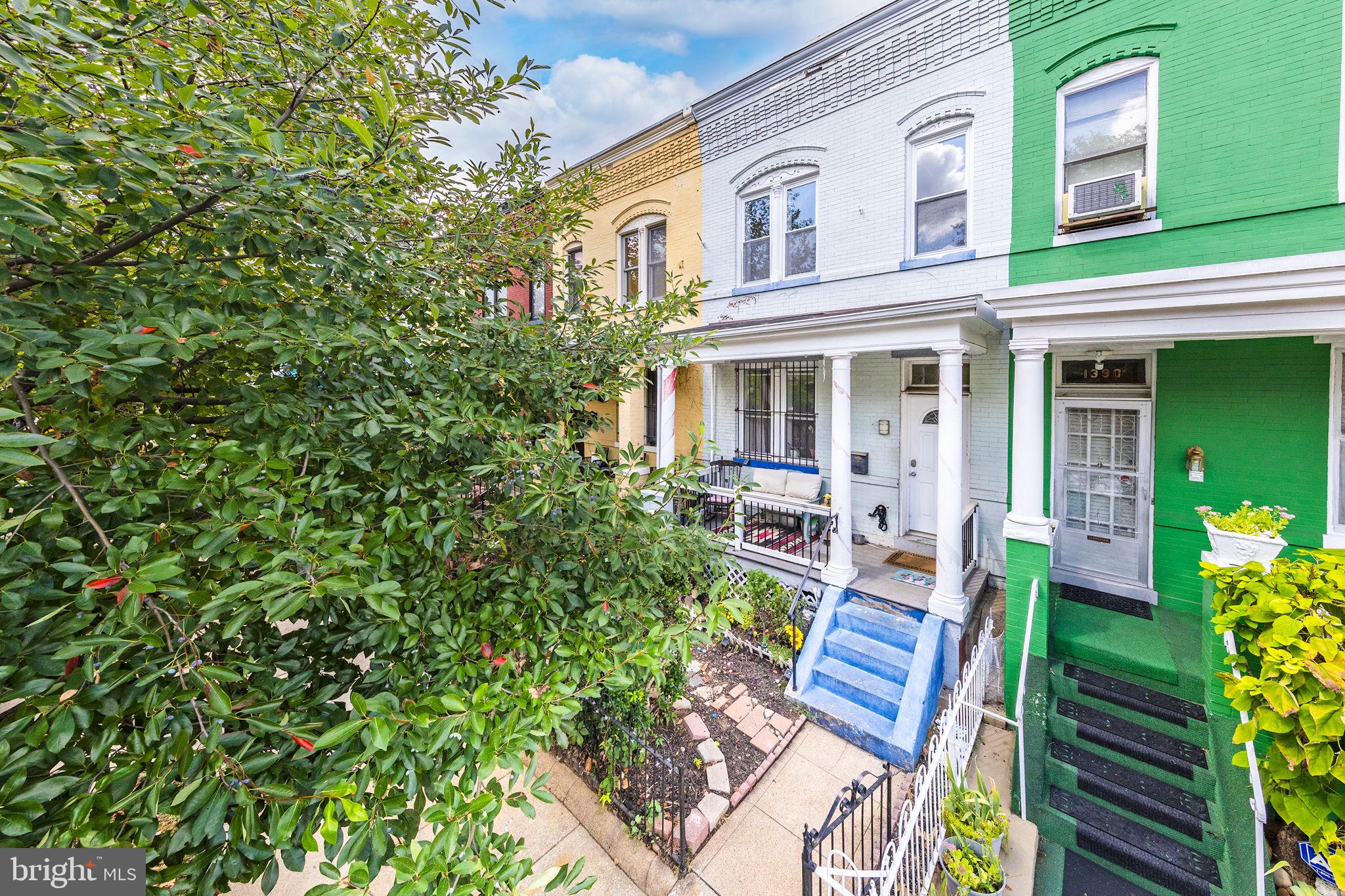 1388 Northeast E Street Northeast Washington, DC 20002 - Photo 2 of 28 front view of a house with a patio