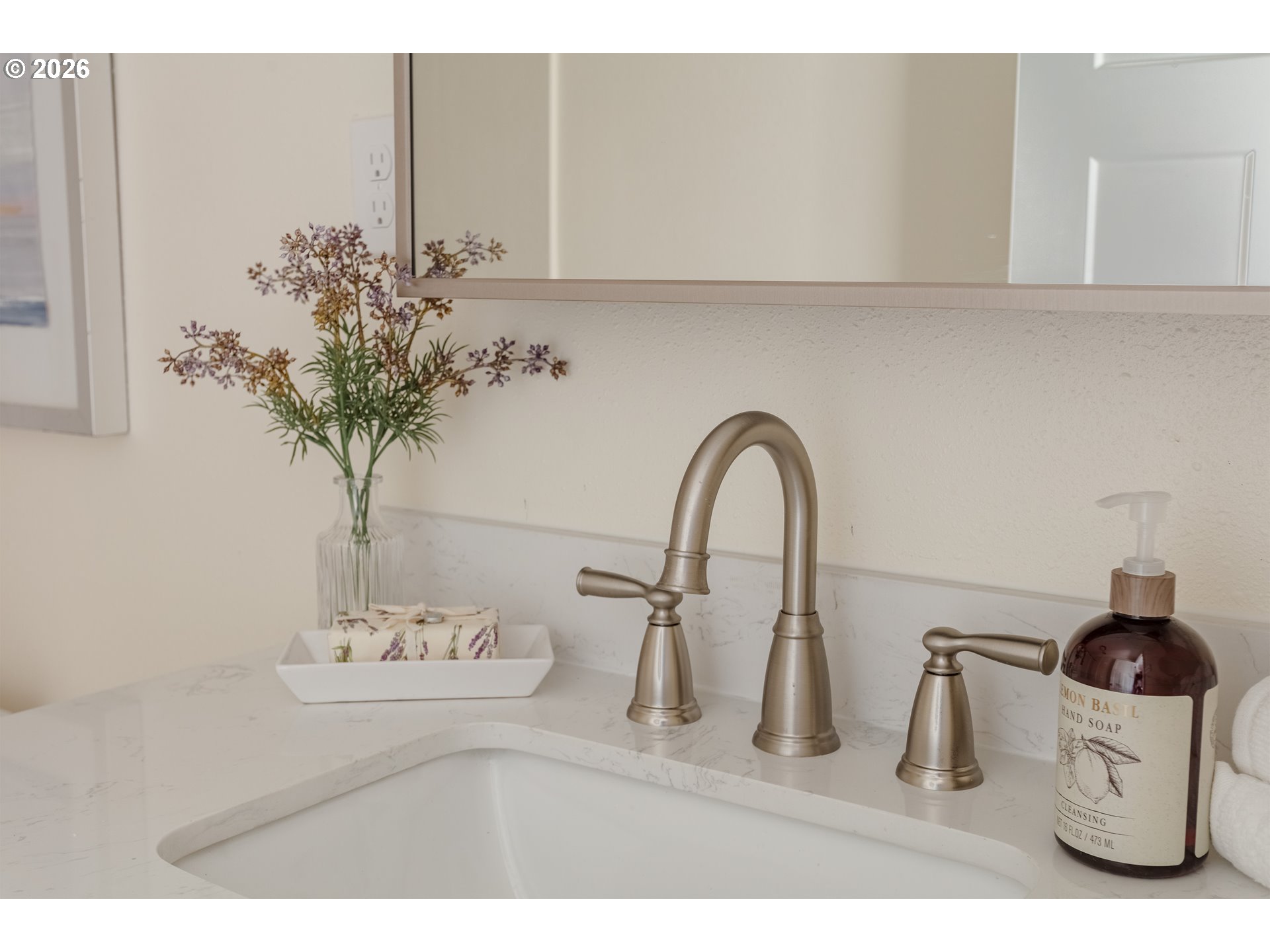 5423 Mt Vernon Road Springfield, OR 97478 - Photo 22 of 35 a closeup of a sink with a potted plant