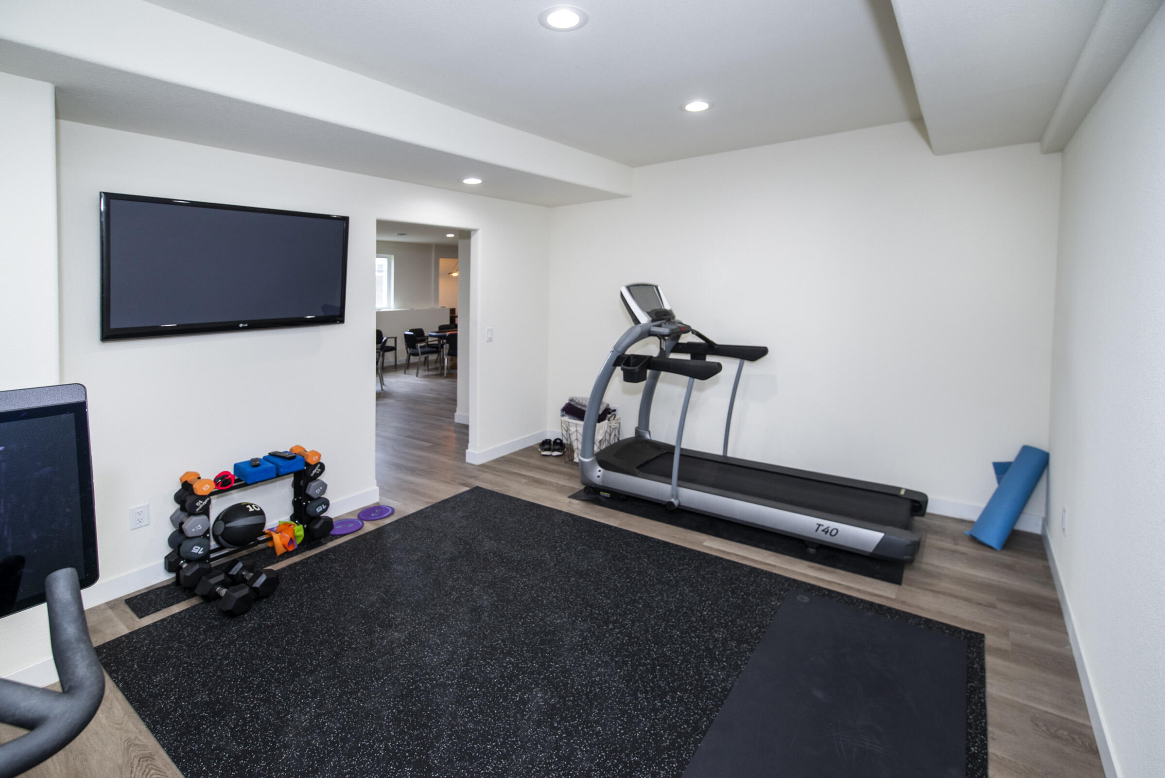 638 Red Oak Drive Summit, WI 53066 - Photo 38 of 49 Lower level Workout/Gym area. Private room
