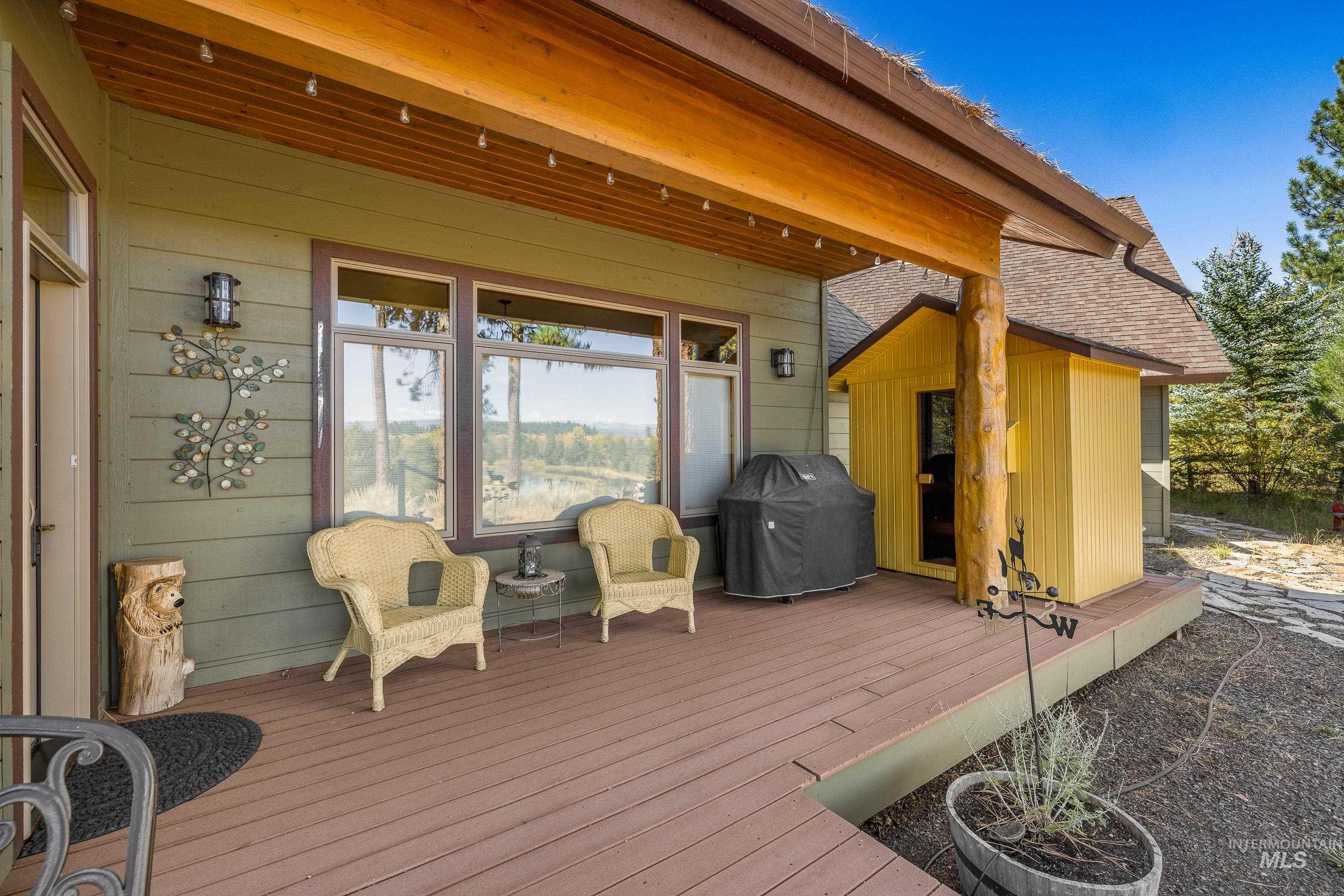 8 Bitterroot Court McCall, ID 83638 - Photo 39 of 50 Wooden deck with grilling area