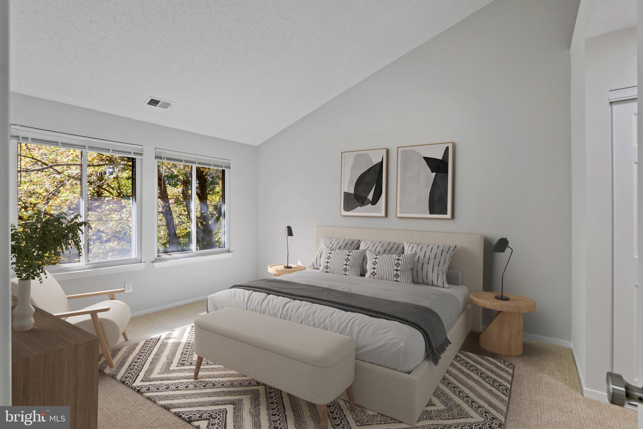 11737 Summerchase Circle Reston, VA 20194 - Photo 8 of 29 Virtually Staged Primary Bedroom