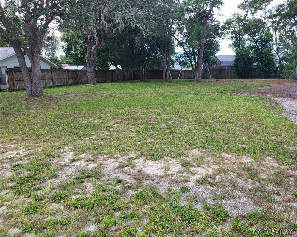 11077 Upton Street Spring Hill, FL 34608 - Photo 2 of 5 Nice level Lot Partially Fenced
