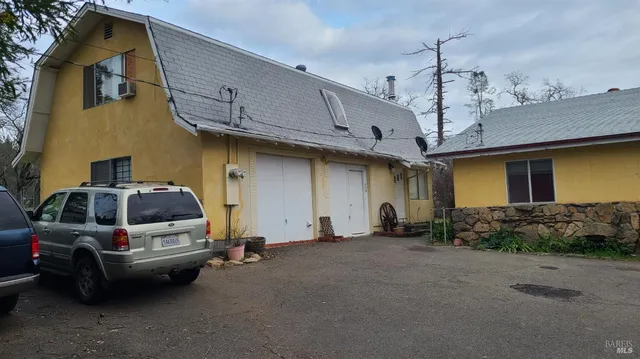 a view of a car garage