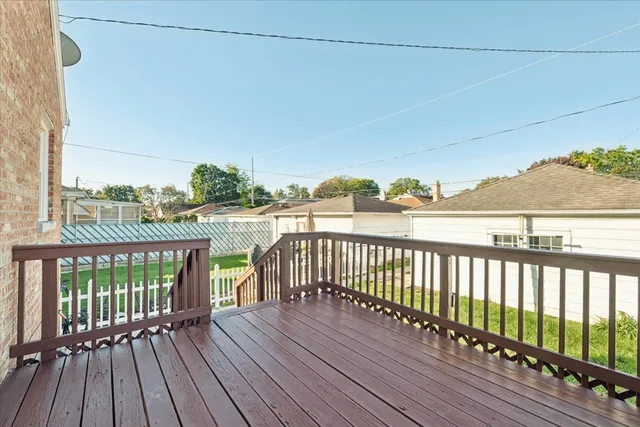 a view of city from a balcony