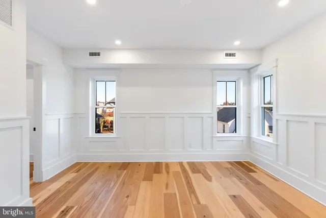 a view of a balcony with city view