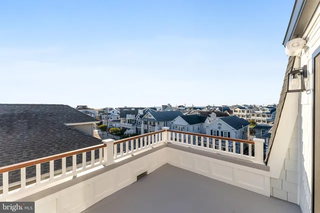 a view of balcony with city view