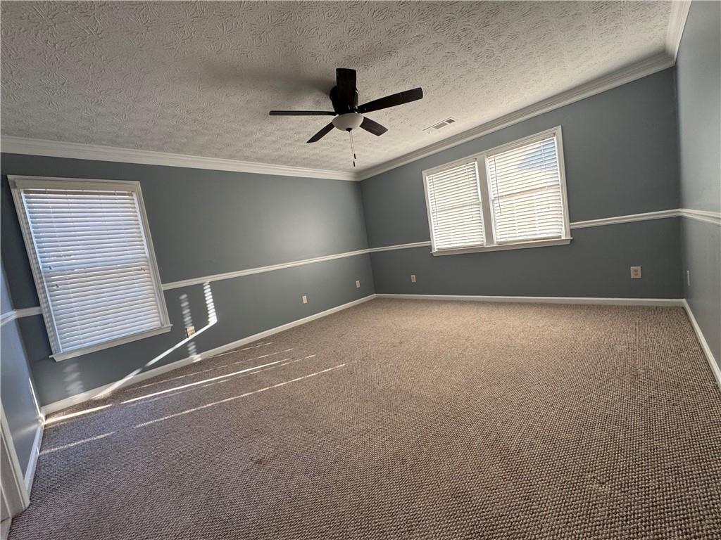 3205 Ivy Station Drive Duluth, GA 30096 - Photo 19 of 38 en empty room with windows and ceiling fan