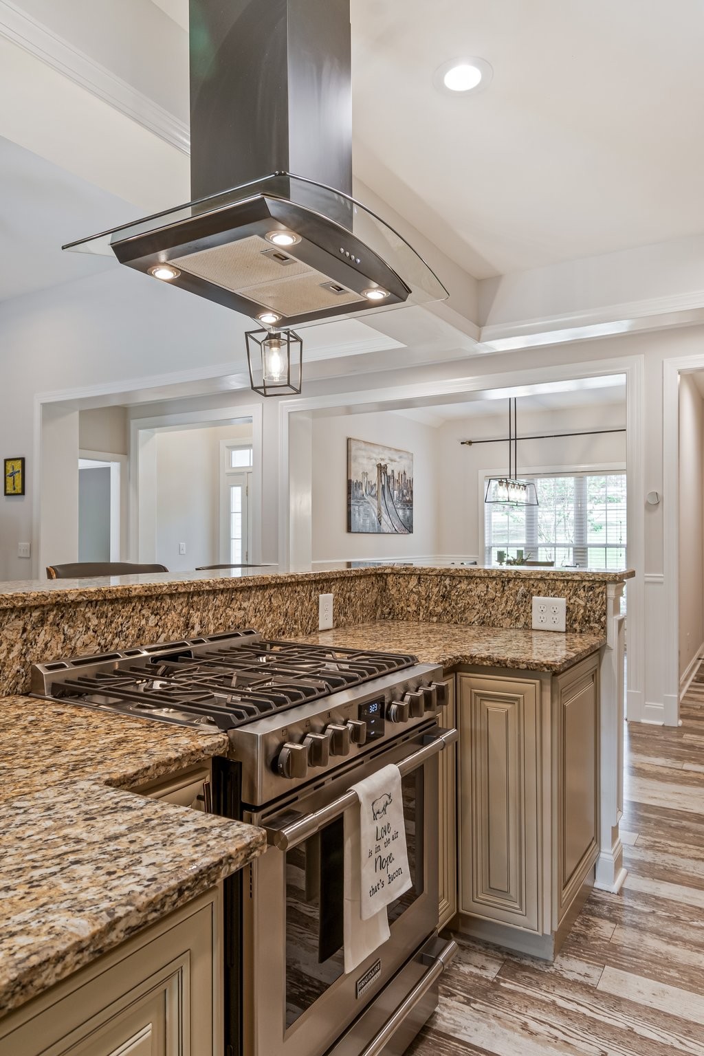 1685 Center Star Road Columbia, TN 38401 - Photo 22 of 68 a kitchen with stainless steel appliances granite countertop a stove and a sink