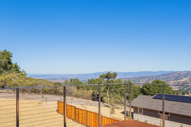 a view of city with ocean