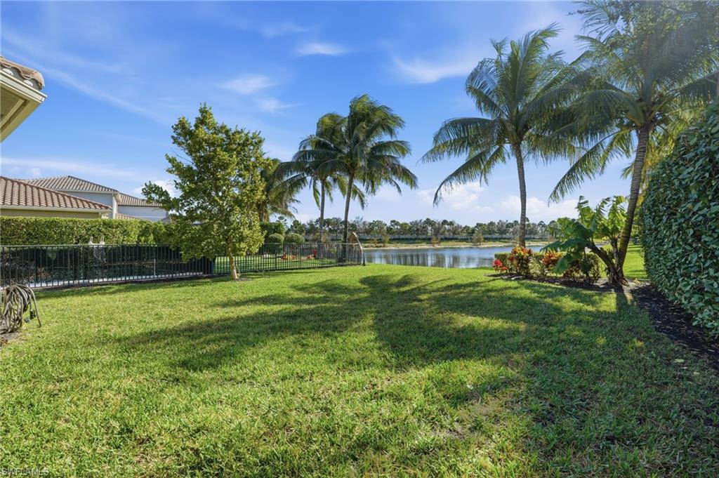 4194 Amelia Way Naples, FL 34119 - Photo 39 of 44 a view of a yard and a palm tree