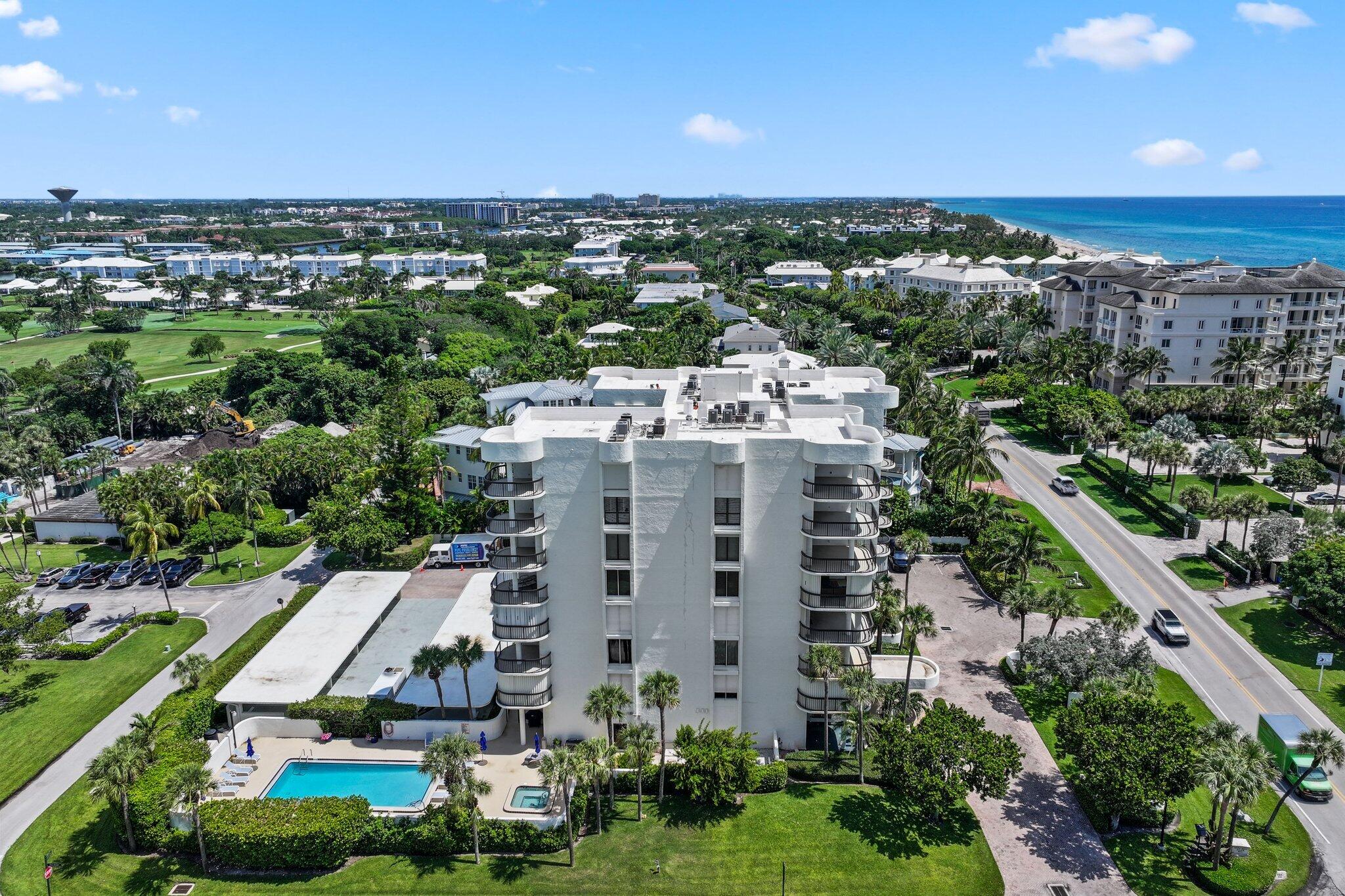 3900 North Ocean Boulevard, Unit LANAI Delray Beach, FL 33483 - Photo 38 of 40 an aerial view of multiple house