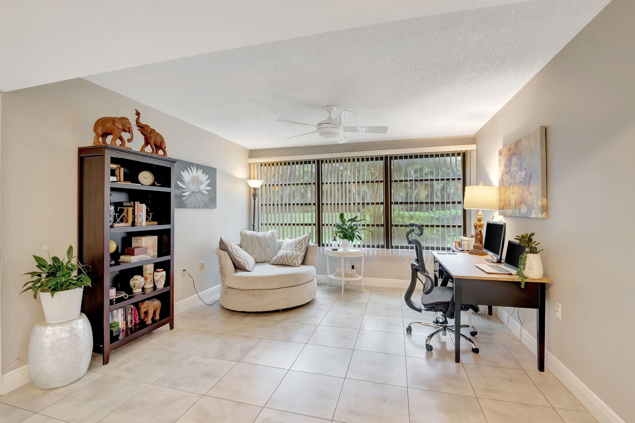 6097 Balboa Circle, Unit 103 Boca Raton, FL 33433 - Photo 14 of 31 Extended Living room/ Den/ Office