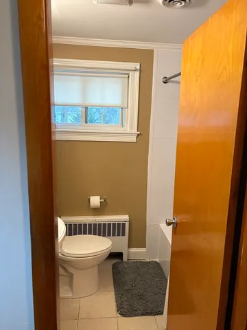 a bathroom with a toilet a sink and a window