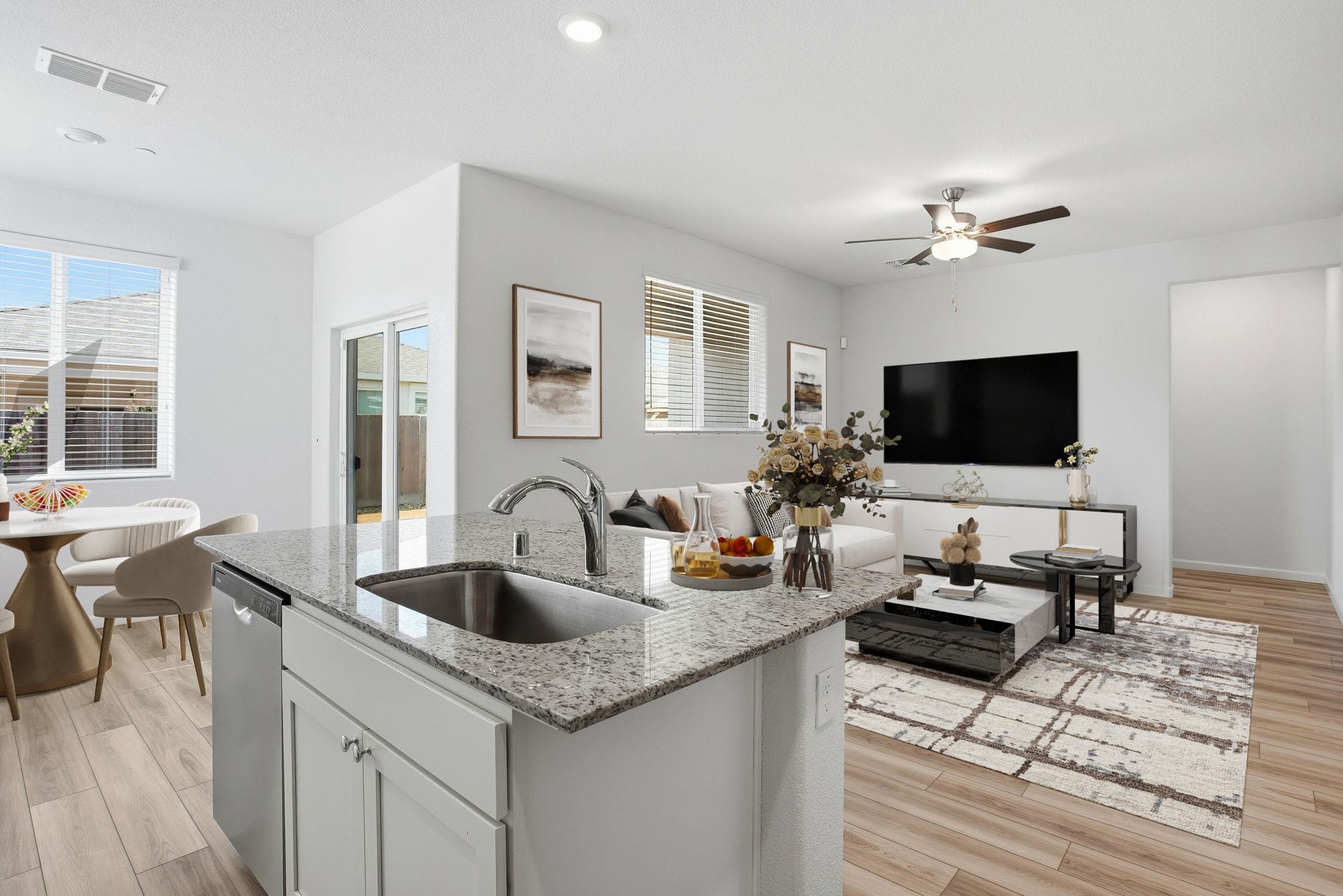 2055 Stars Drive Rio Vista, CA 94571 - Photo 5 of 43 a living room with furniture and a flat screen tv