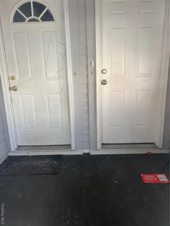 a view of front door