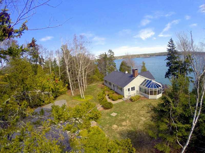 291 High Head Road Harpswell, ME 04079 - Photo 28 of 35 Exterior Front. Privacy abound yet...