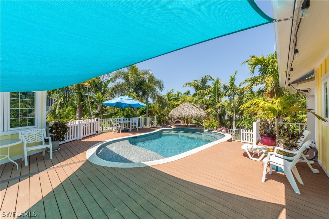 7146 Congdon Road Fort Myers, FL 33908 - Photo 24 of 50 a view of a swimming pool with a patio