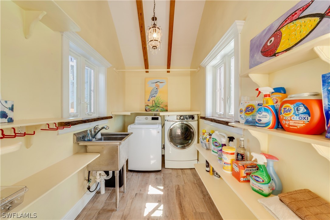 7146 Congdon Road Fort Myers, FL 33908 - Photo 33 of 50 a storage & utility room with a window