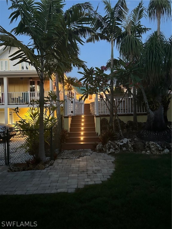 7146 Congdon Road Fort Myers, FL 33908 - Photo 46 of 50 a view of outdoor space yard and porch