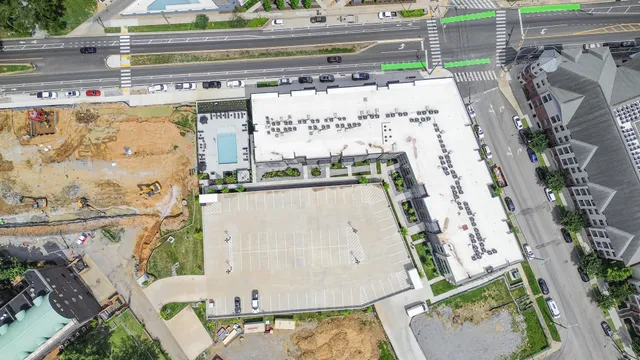 view of living room with a white wooden floor