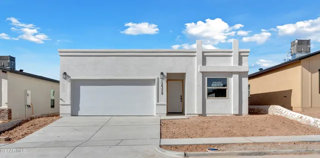a view of a house with a patio