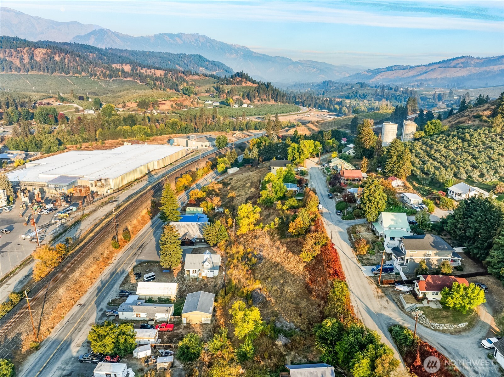 14-18 High Street Peshastin, WA 98847 - Photo 8 of 14 an aerial view of residential houses with outdoor space