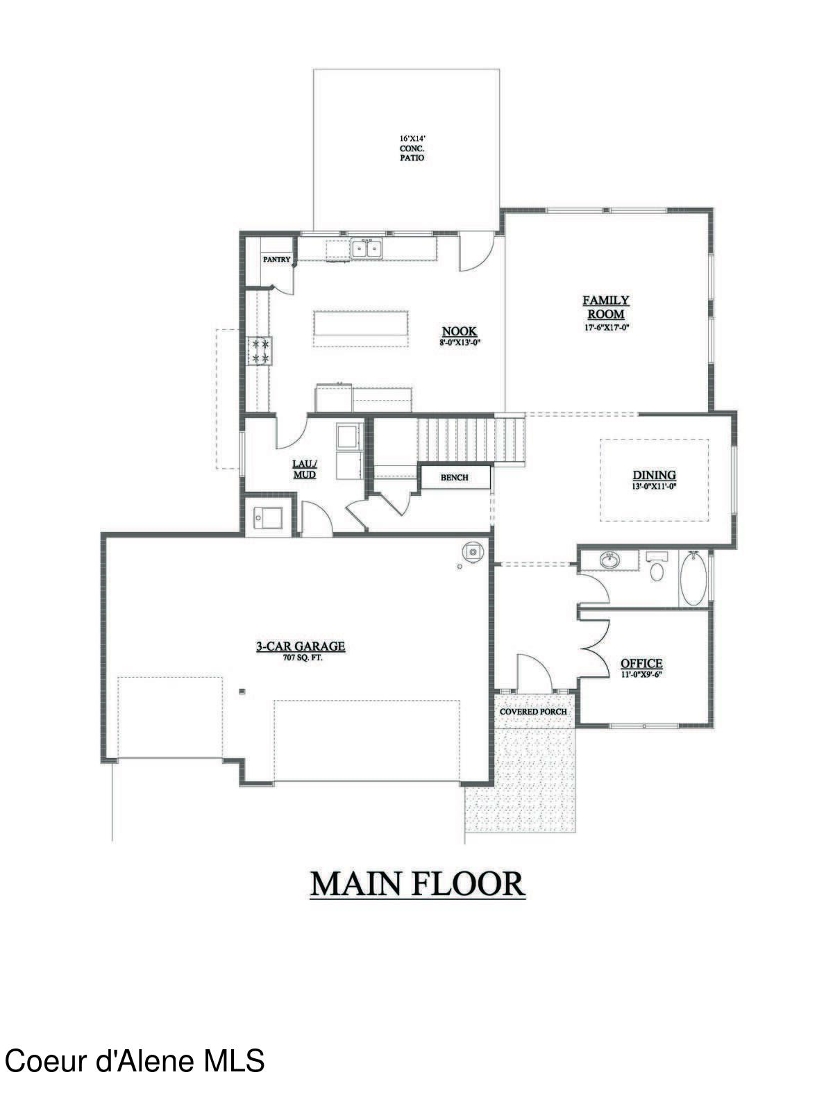 9192 Bedwell Street Rathdrum, ID 83858 - Photo 46 of 47 Floor Plan