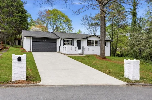 front view of house with a yard
