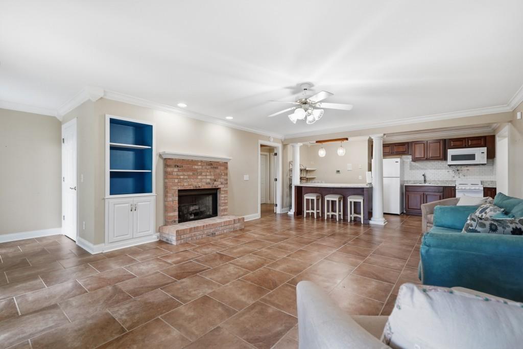 774 Bray Road Southwest Calhoun, GA 30701 - Photo 53 of 106 a view of a livingroom with furniture and a fireplace