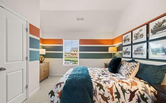 1260 Riverstone Road Jonesboro, GA 30236 - Photo 40 of 45 a bedroom with a bed and balcony view