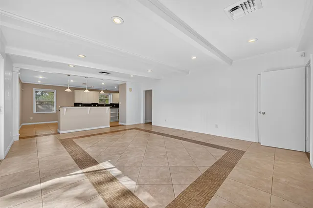 a view of an empty room