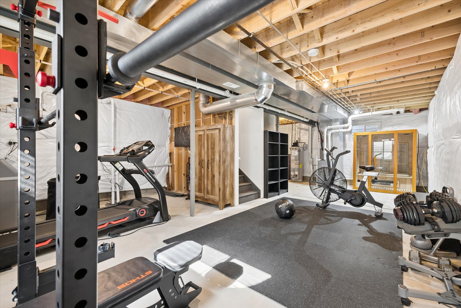 602 Apple Valley Road Harvard, IL 60033 - Photo 18 of 24 a view of a room with gym equipment