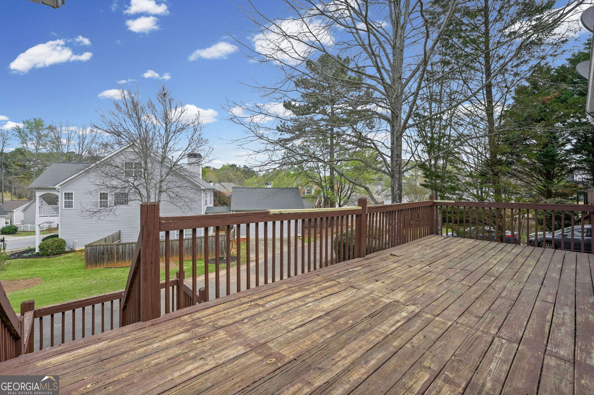 21 Verandah View Newnan, GA 30265 - Photo 38 of 39 a balcony with wooden floor and trees