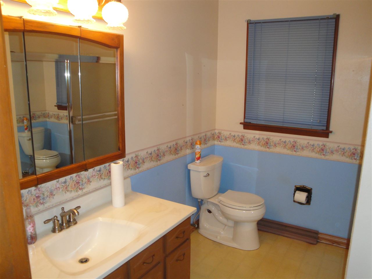 7155 Ralph Road Rockford, IL 61109 - Photo 7 of 18 a bathroom with a sink toilet and mirror
