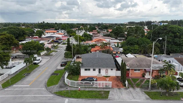 a view of a city & street