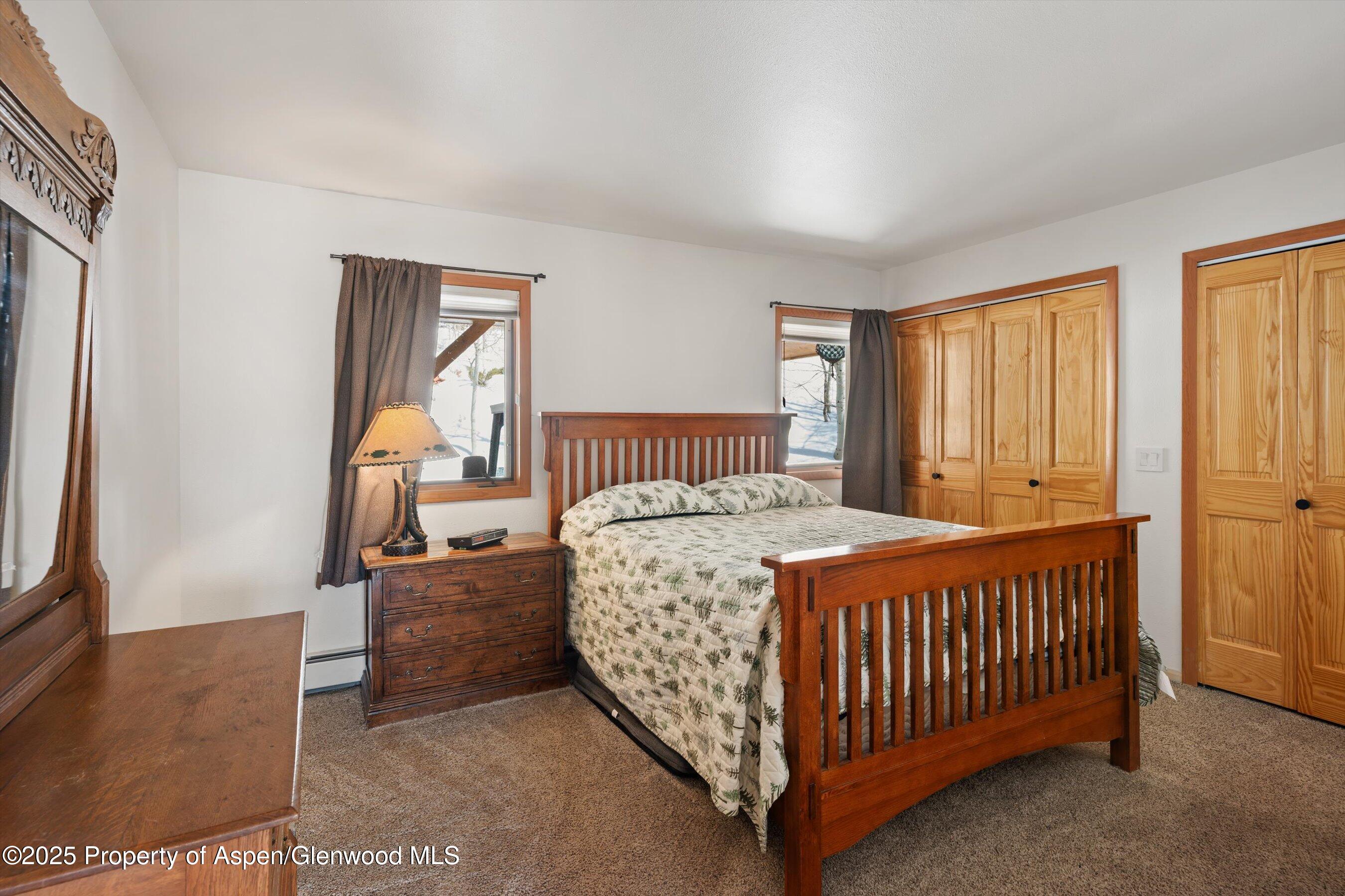 238 Hawk Lane Basalt, CO 81621 - Photo 22 of 46 a bedroom with a bed and a window
