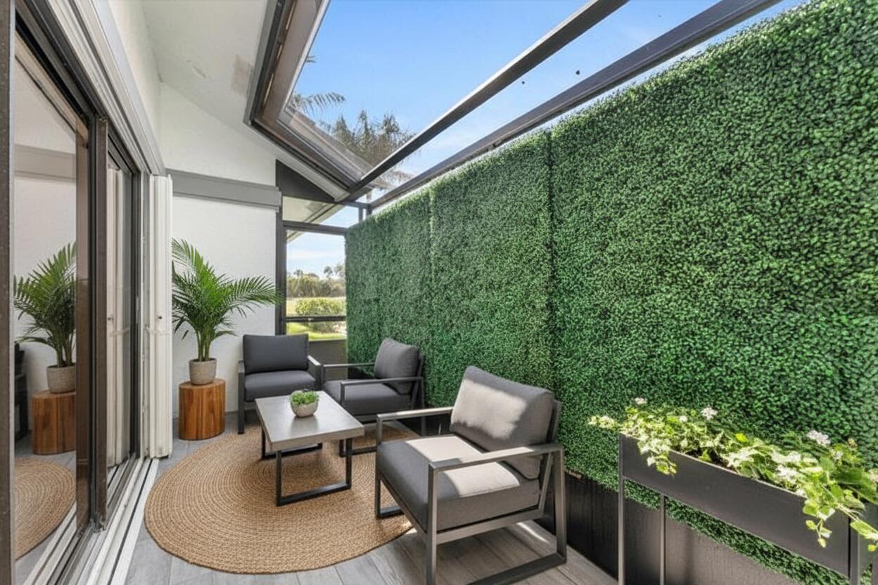 10722 Kirkaldy Lane Boca Raton, FL 33498 - Photo 21 of 76 a outdoor living room with furniture and a potted plant