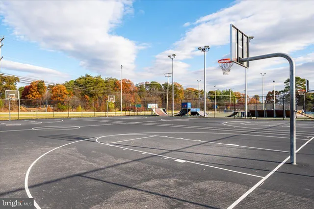 a view of a basket ball ground