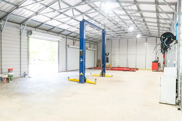 a view of play ground and a large window