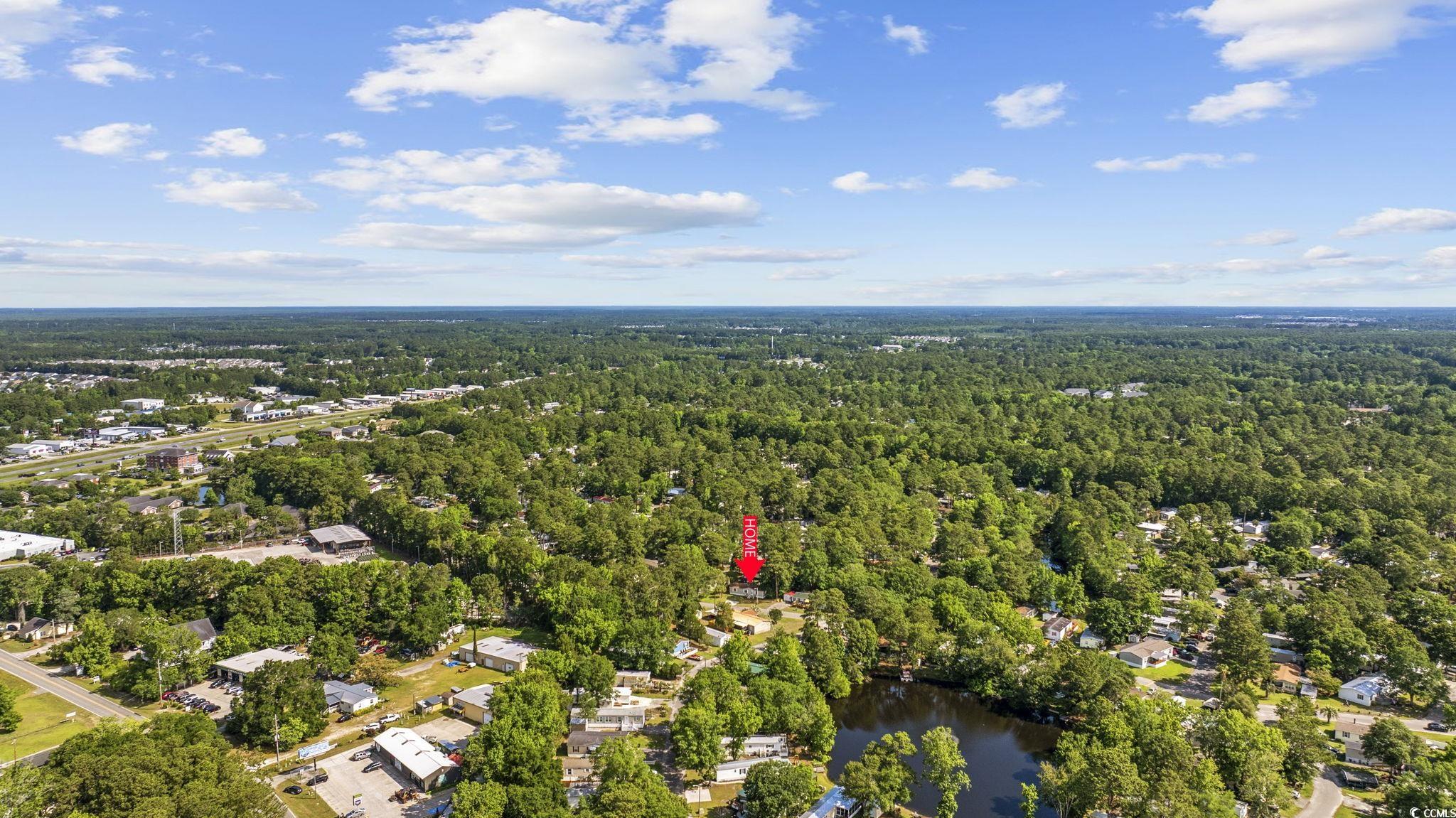 167 Offshore Drive Murrells Inlet, SC 29576 - Photo 32 of 33 Aerial overview of property's location featuring a