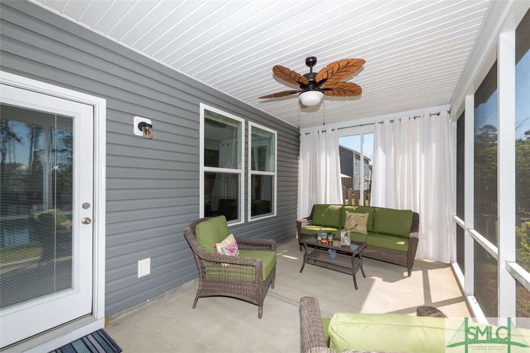 360 Southwilde Way Pooler, GA 31322 - Photo 41 of 50 Rear Screened Patio