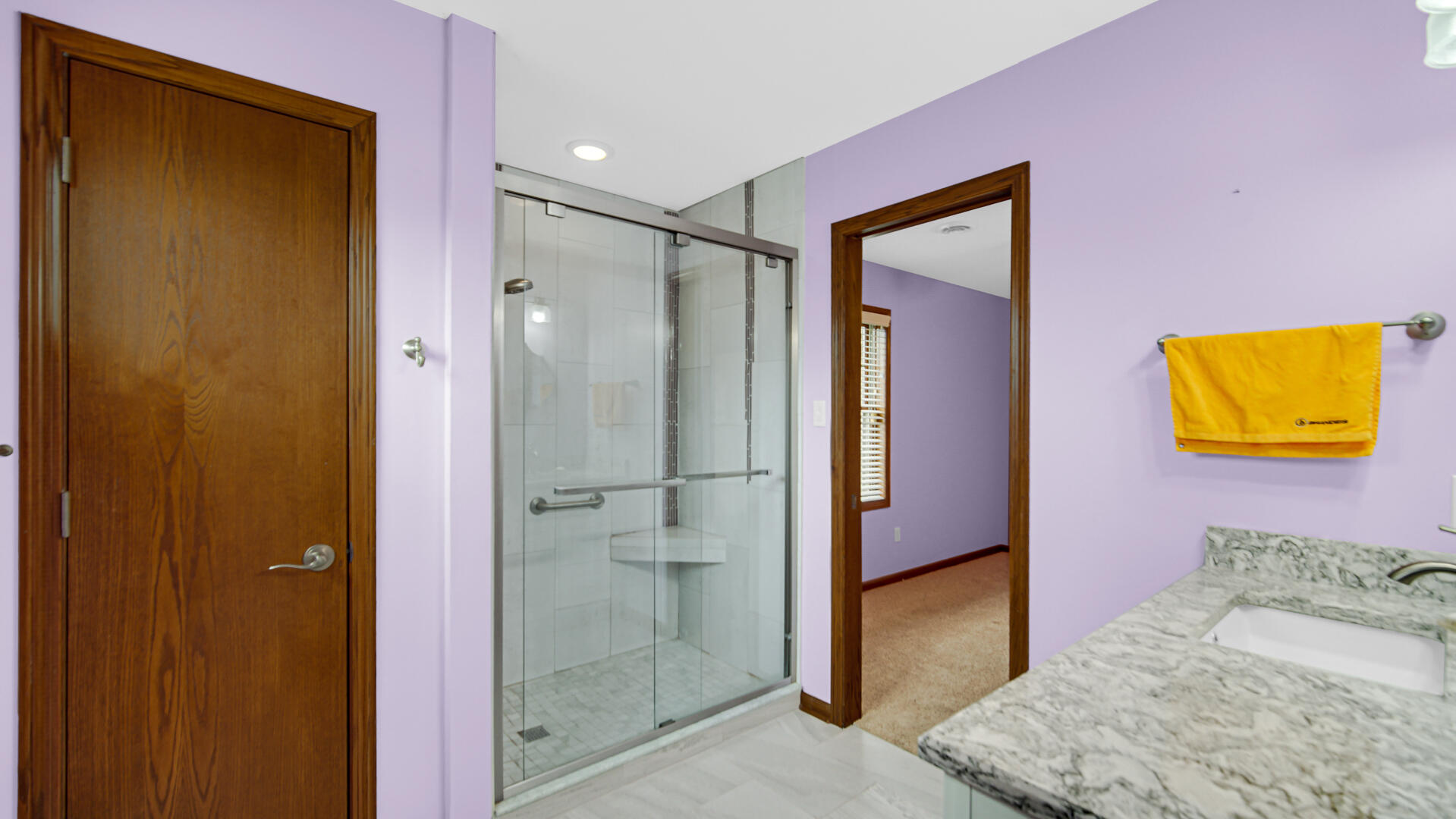2635 43rd Street Highland, IN 46322 - Photo 15 of 24 a bathroom with a shower and a mirror