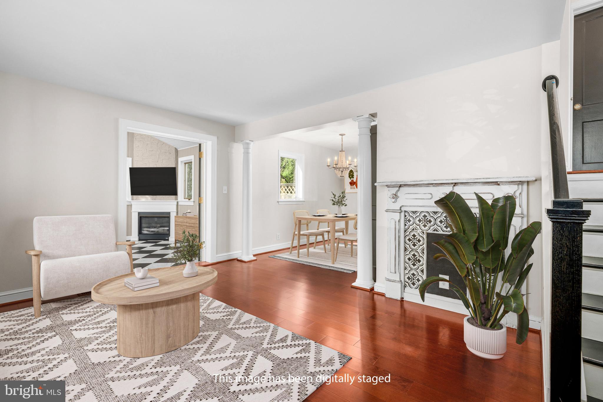 2238 Meridian Street Falls Church, VA 22046 - Photo 5 of 40 Living Room (Virtually Staged)
