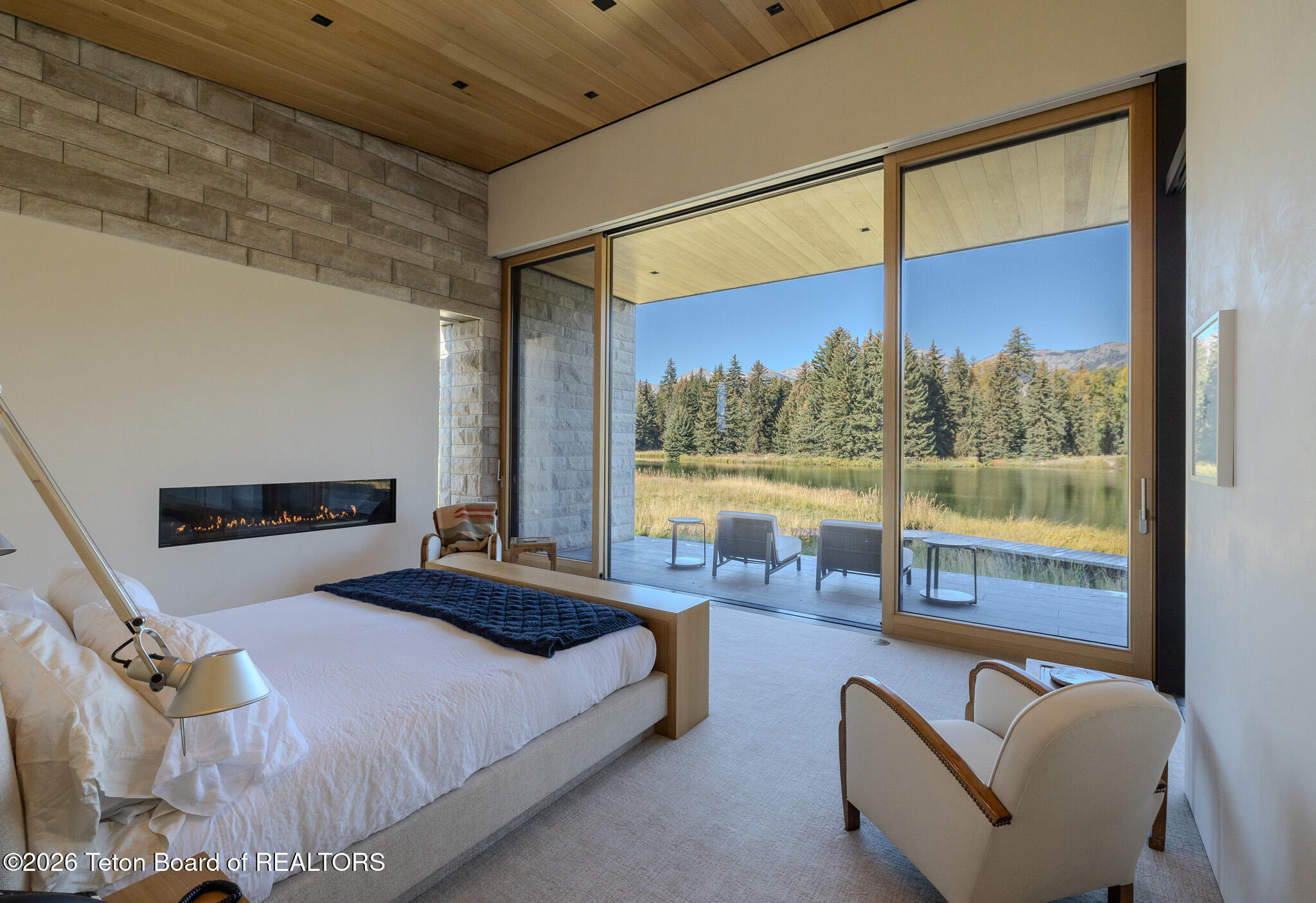 7020 North Bar B Bar River Road Jackson, WY 83001 - Photo 19 of 42 Primary Bedroom